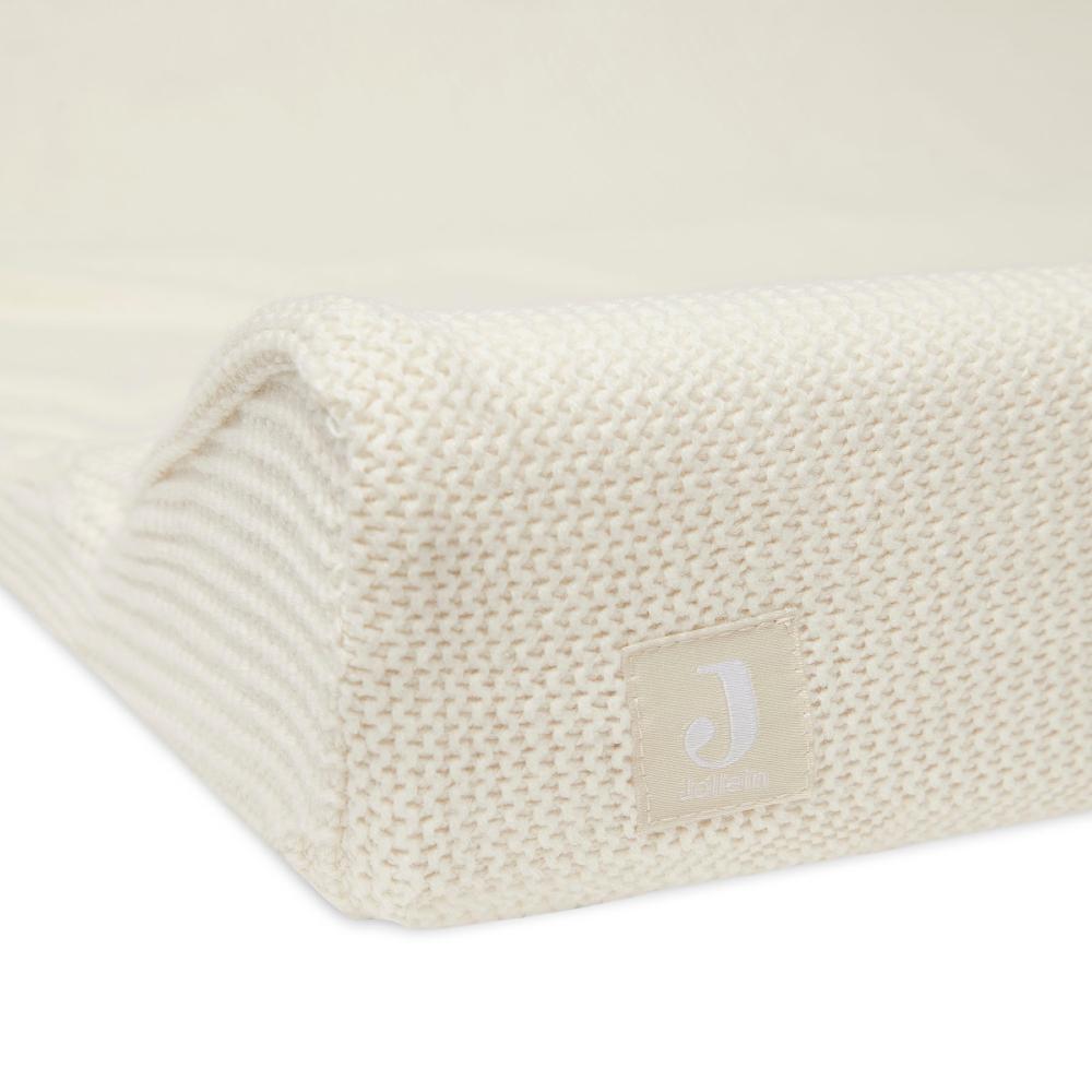 Basic Knit Change Mat Cover - Ivory