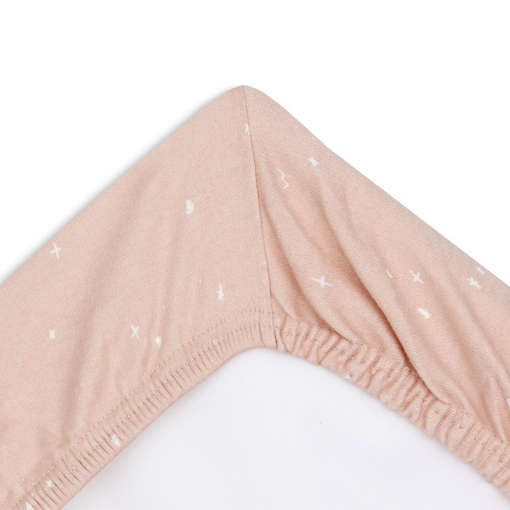 Jersey Change Mat Cover - Twinkling Wild Rose