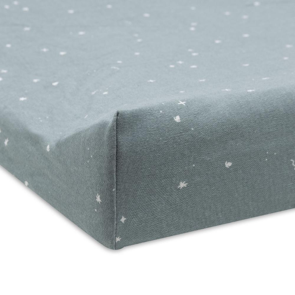 Jersey Change Mat Cover - Twinkling Sea Green