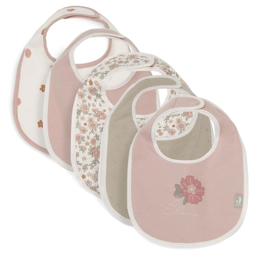 Jersey Waterproof Bib 5pk - Retro Flowers