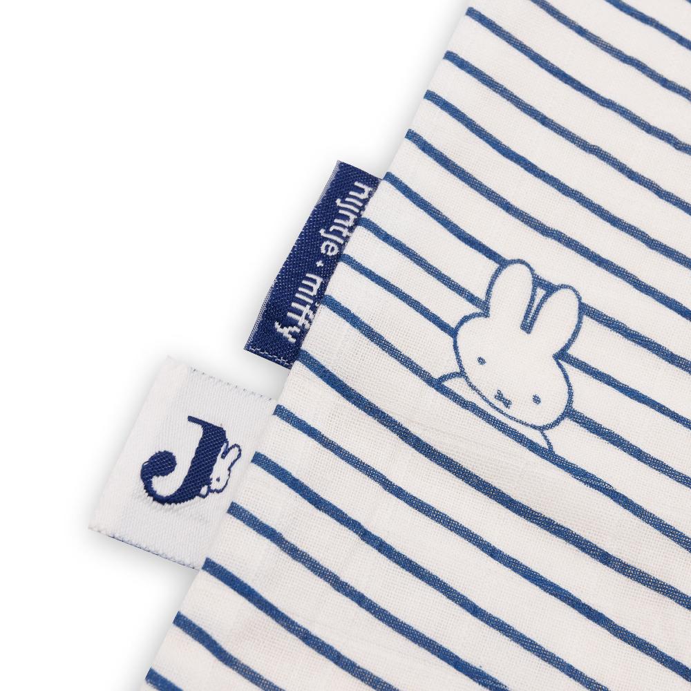 0.5 tog Muslin Sleeping Bag - Miffy Stripe Navy
