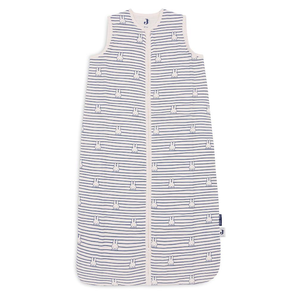 0.5 tog Muslin Sleeping Bag - Miffy Stripe Navy
