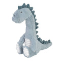 A blue Happy Horse Dino Don soft toy on a white background. 