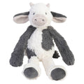A white and grey Happy Horse Cow Casper soft toy on a white background. 