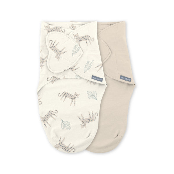 1.0 tog Cotton Swaddle 2pk - Born Free