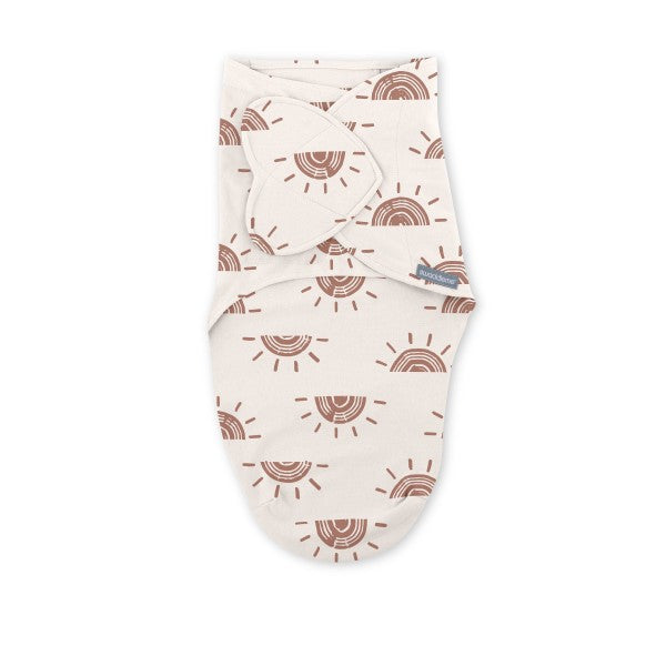 1.0 tog Cotton Swaddle 2pk - Rising Sun