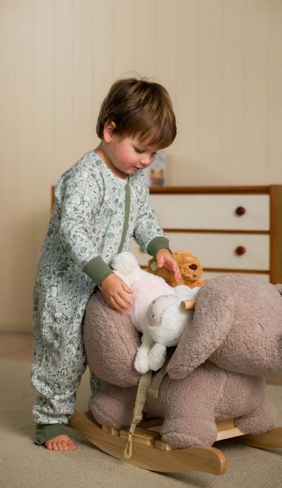 Premium Winter Sleeping Suit - Green Woodland