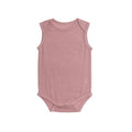 Pink Merino Singletsuit on a white background