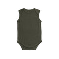 Green Merino Singletsuit on a white background