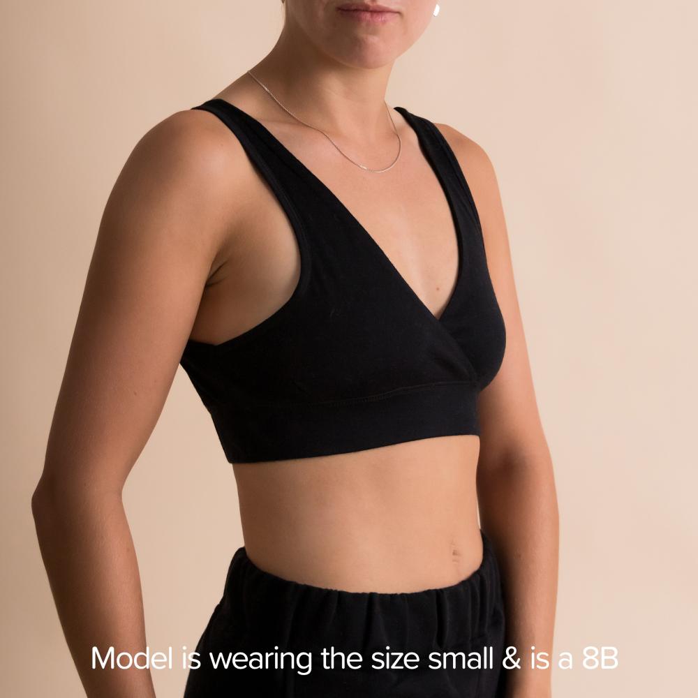 All Seasons Merino Sleep Bra - Black
