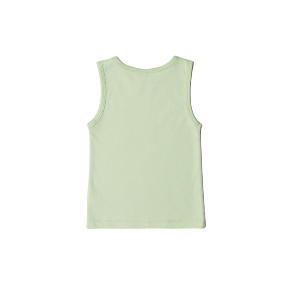 Basics Cotton Singlet - Sage