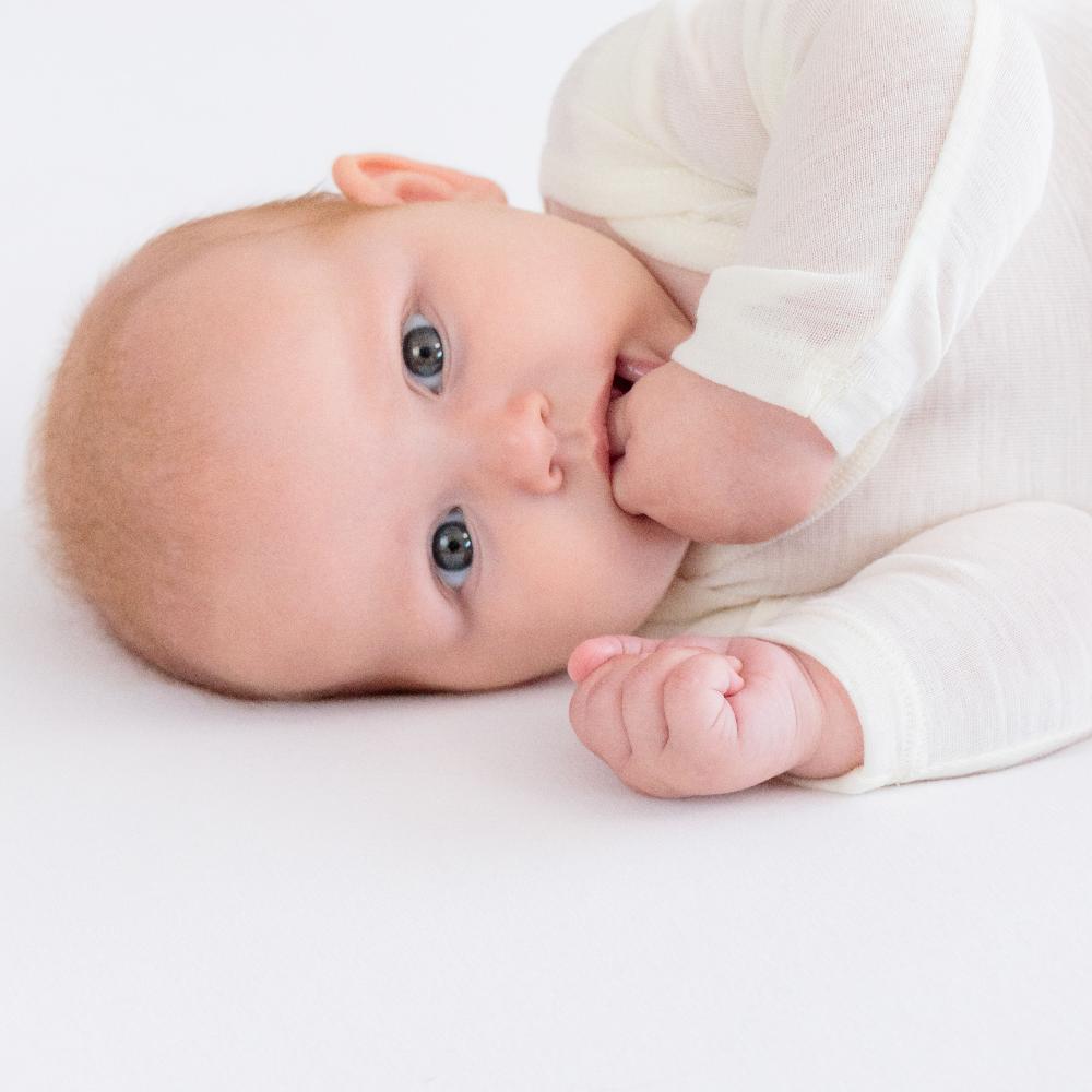 Basics Cotton Long Sleeve Bodysuit - White