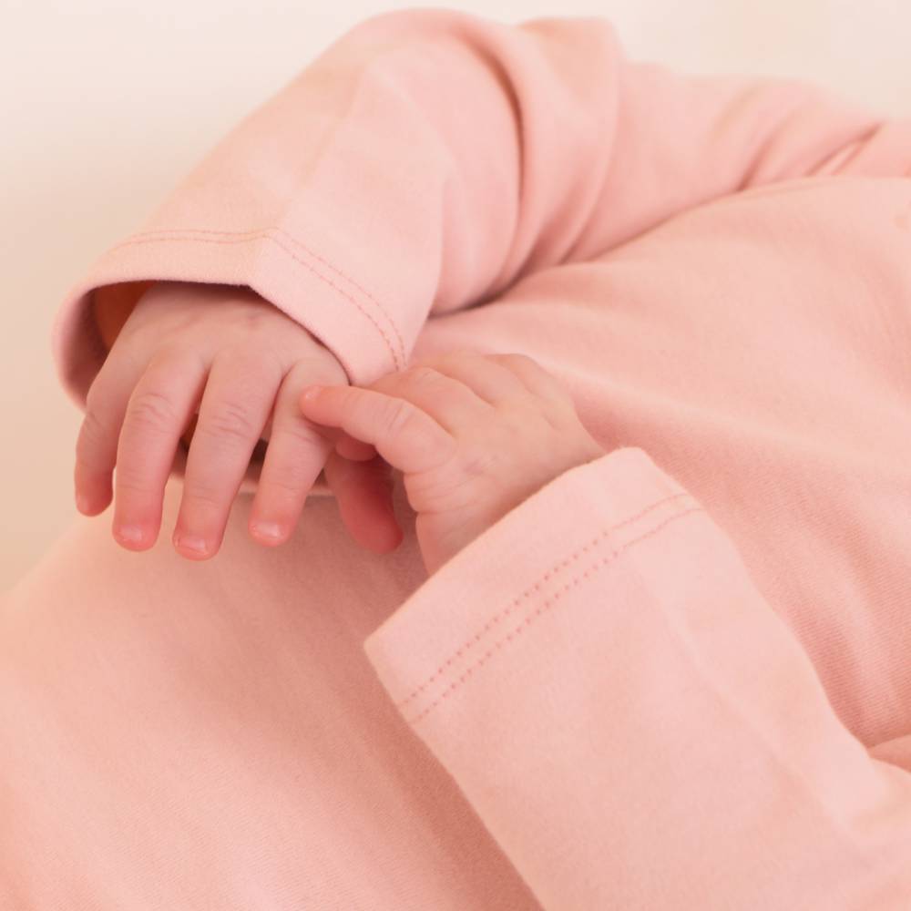 Basics Cotton Long Sleeve Bodysuit - Sand