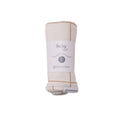 Baby swaddle with label on a white background