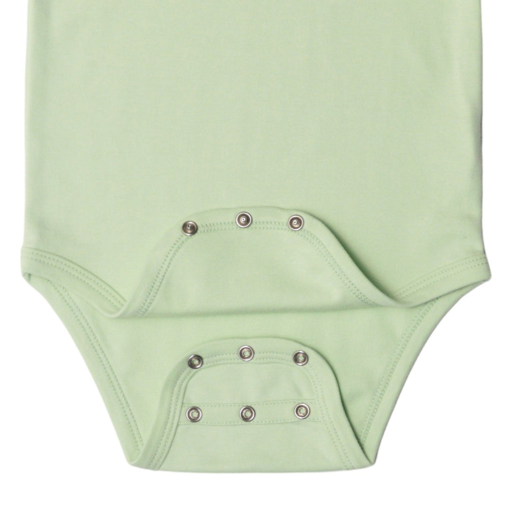 Basics Cotton Short Sleeve Bodysuit - Sage