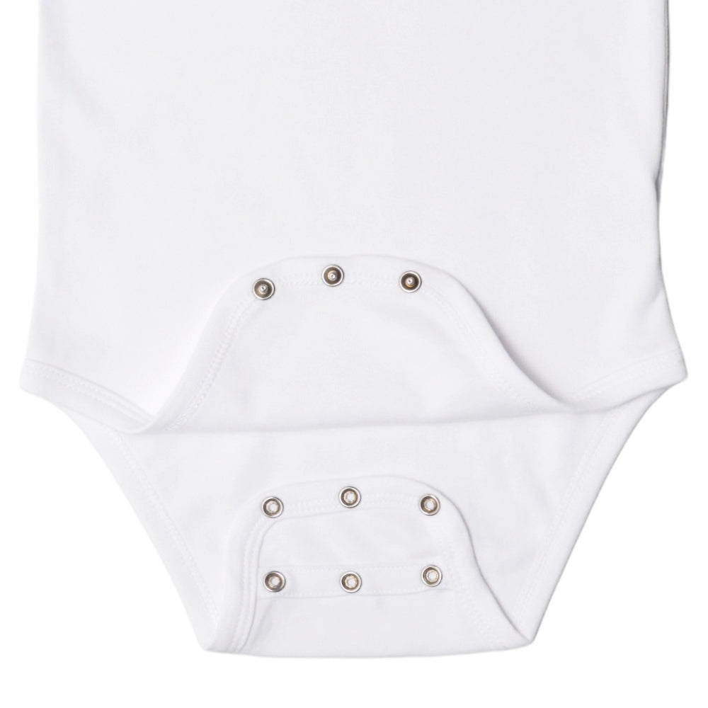 Basics Cotton Short Sleeve Bodysuit - White