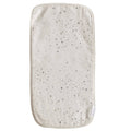 Burp Cloth with star pattern on a white background