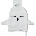 White wash mitt with black accents on a white background, featuring 'the sleep store' branding.