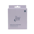 Pack of 60 breast milk storage bags from The Sleep Store on a white background
