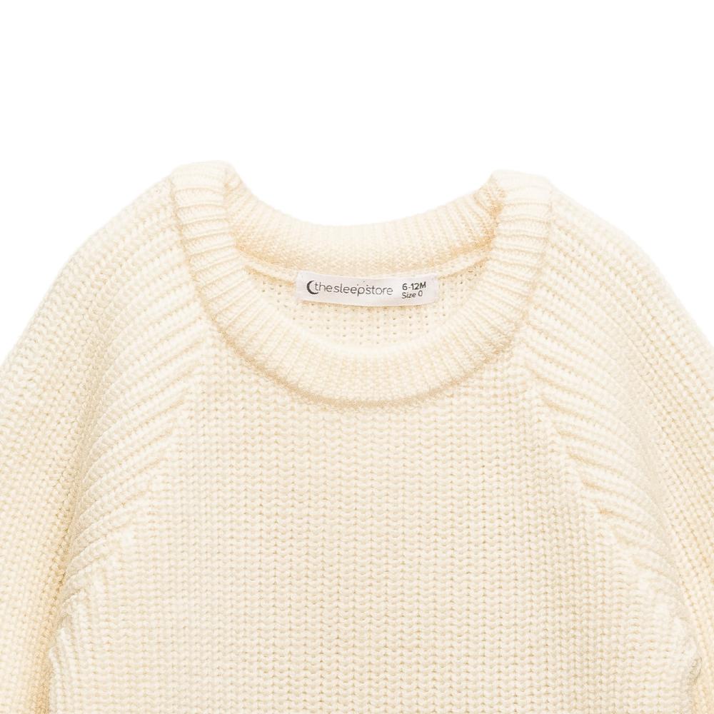 Merino Knit Bubblesuit - Natural
