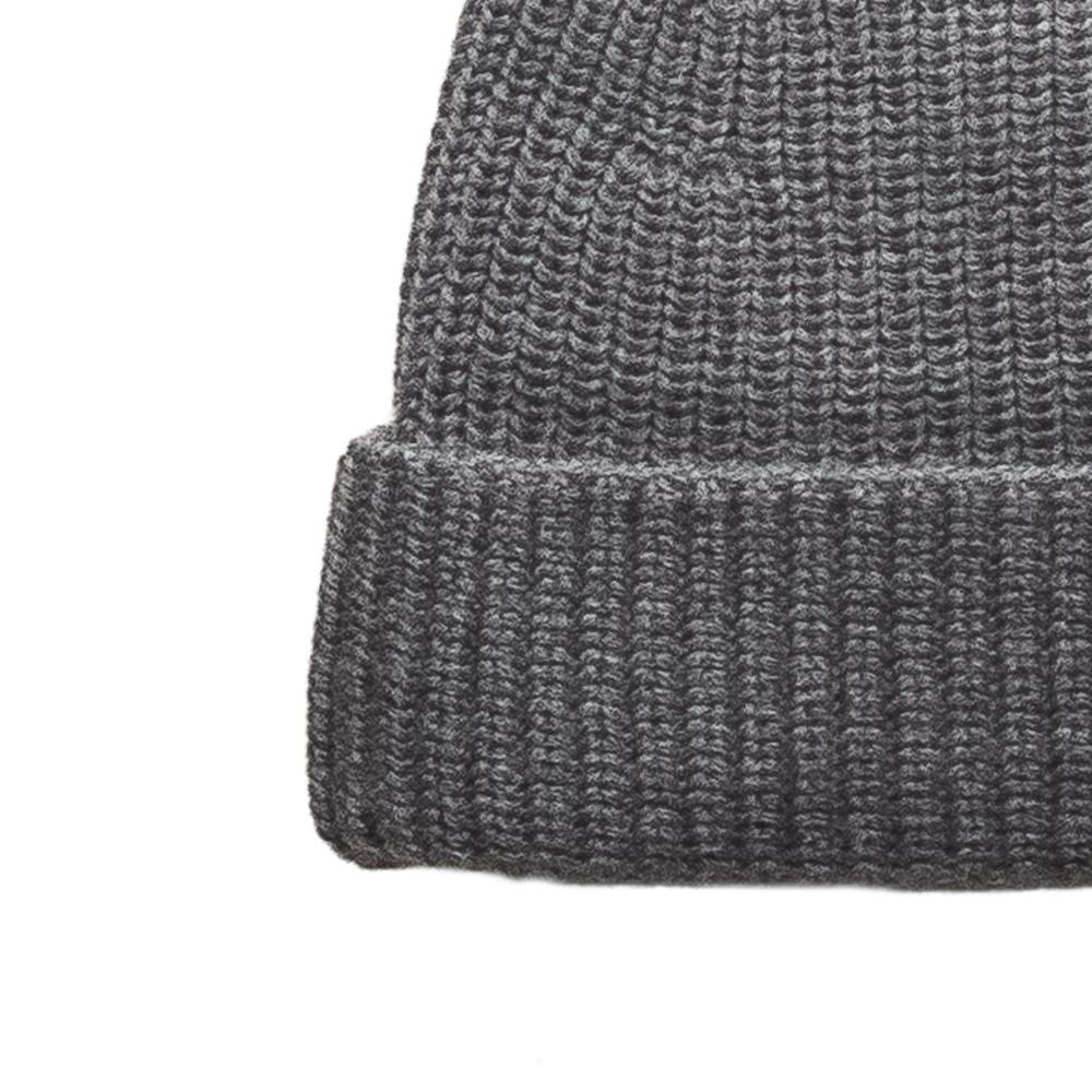 Merino Knit - Beanie - Grey Marl