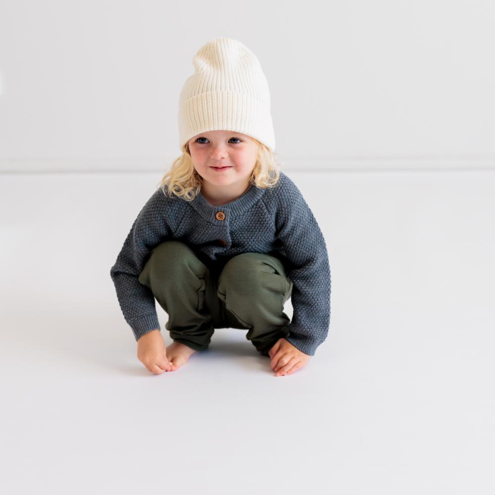 Merino Knit - Beanie - Natural