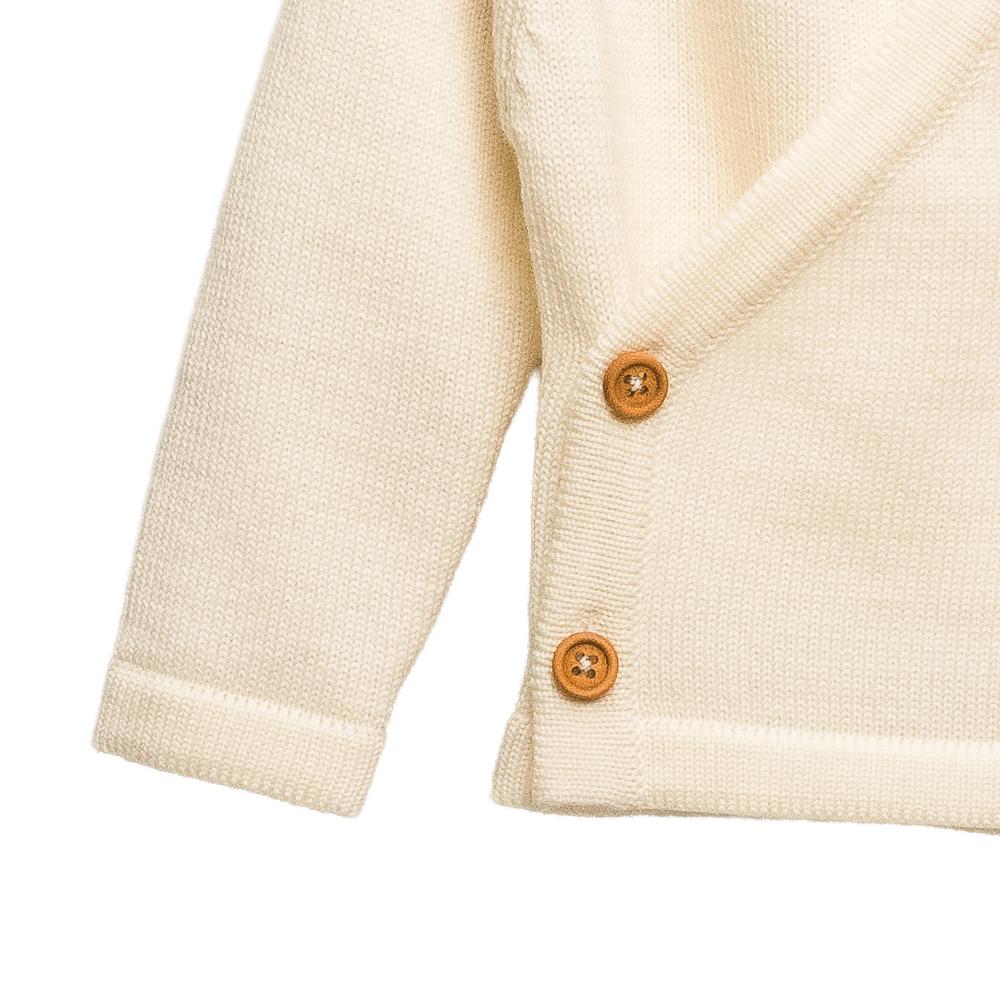 Merino Knit Kimono Cardigan - Natural