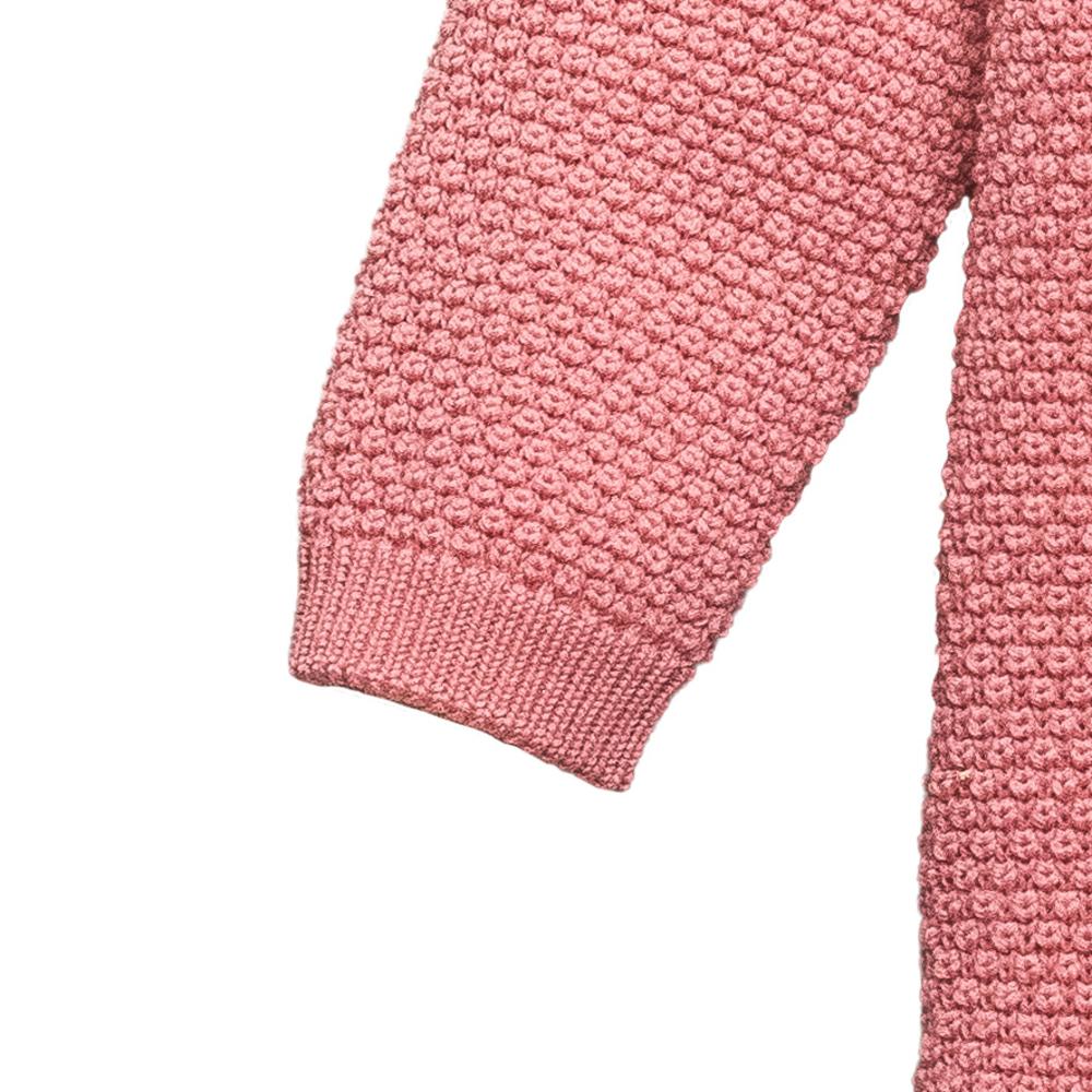 Merino Knit Onesie - Pink