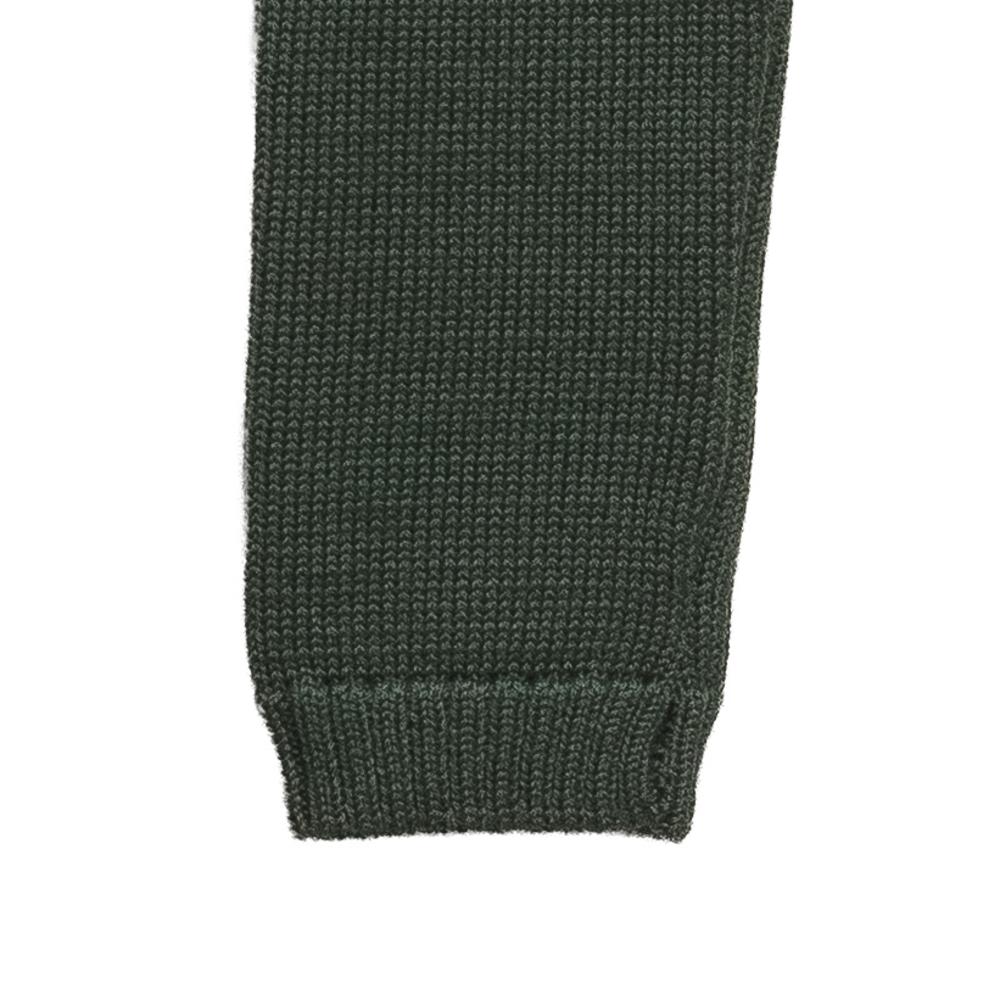 Merino Knit Pants - Dark Green