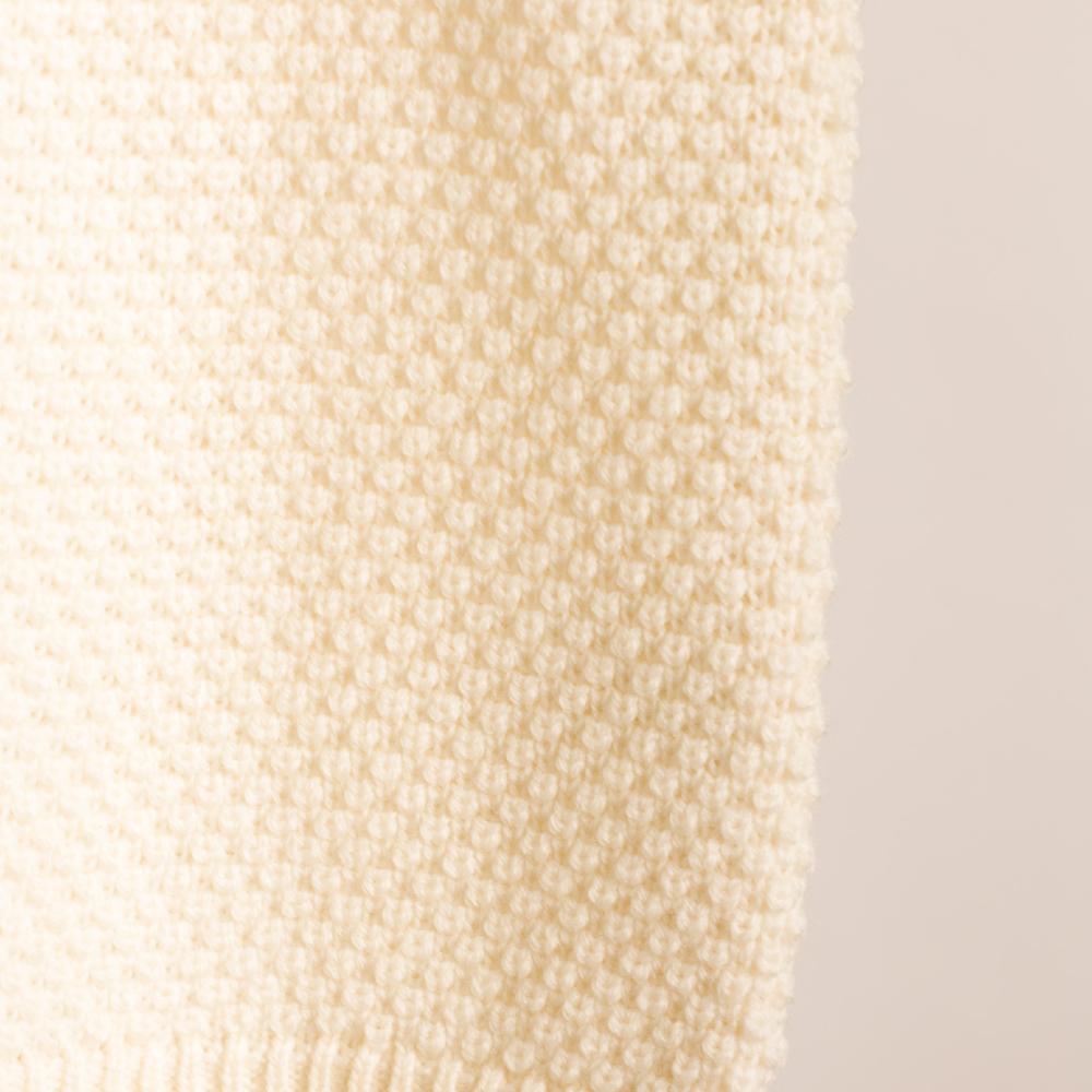 Merino Knit Vest - Natural