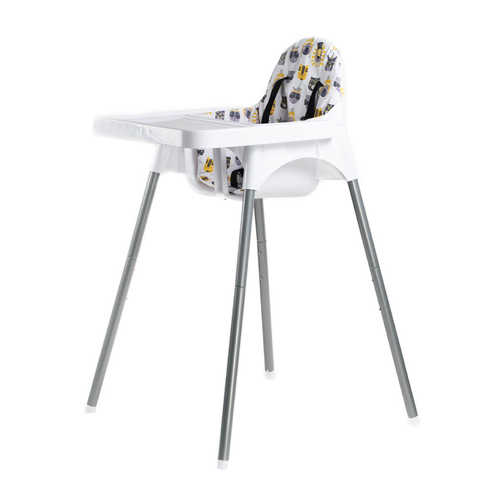 Feast High Chair Pad - Yellow & Grey