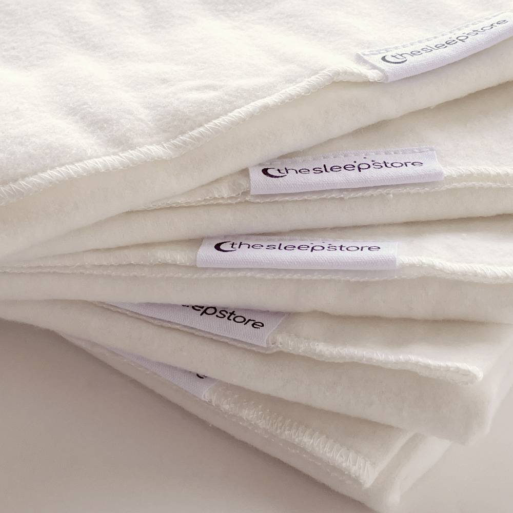 Flannelette Flat Cloth Nappy 5pk - Natural