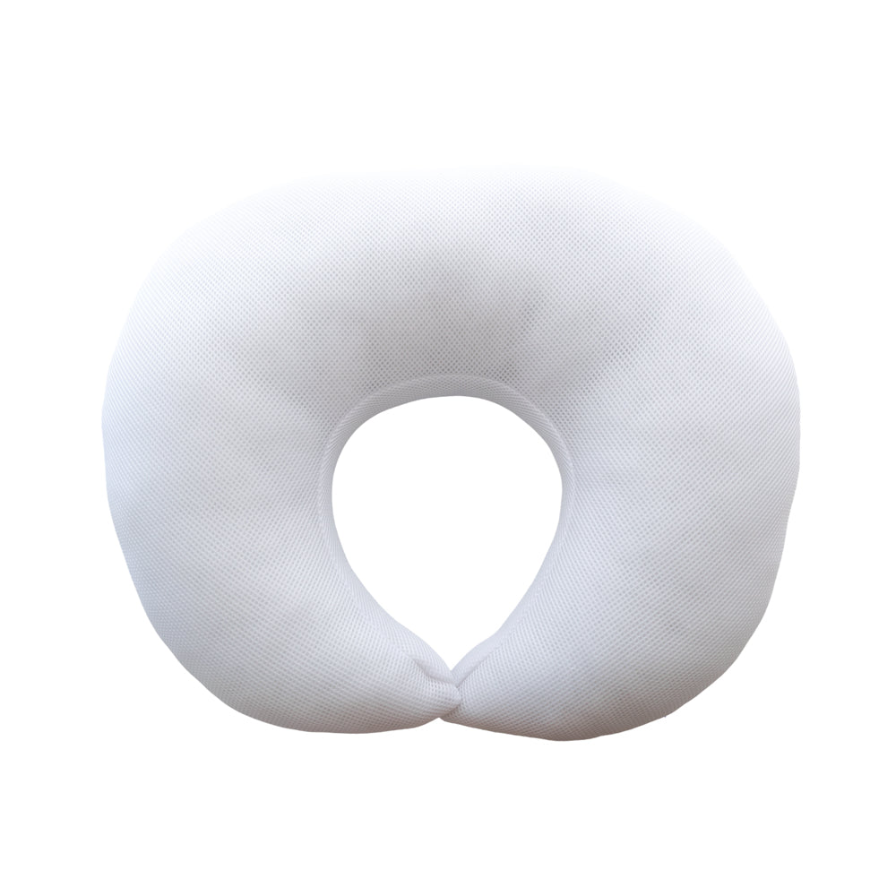 White feeding pillow on a white background