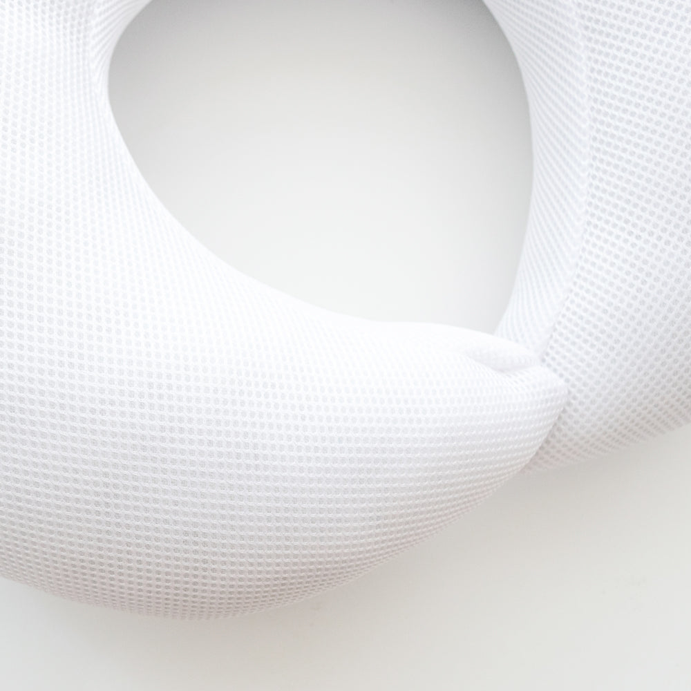 Close-up of white textured fabric
