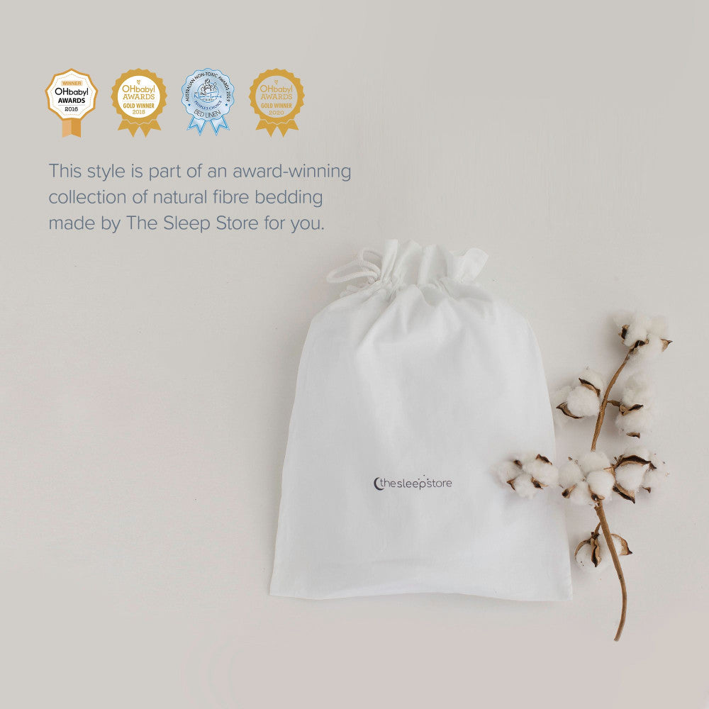 Organic Sateen Fitted Sheet