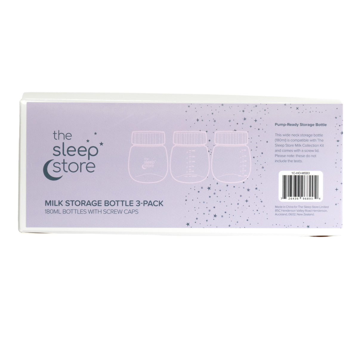 Milk Storage 180ml Bottle 3-Pack