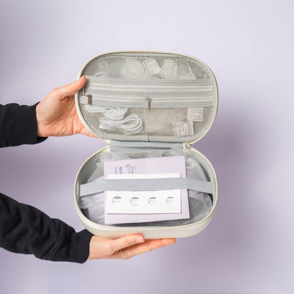 TSS Wearable Breast Pump Case (Double) - Cream
