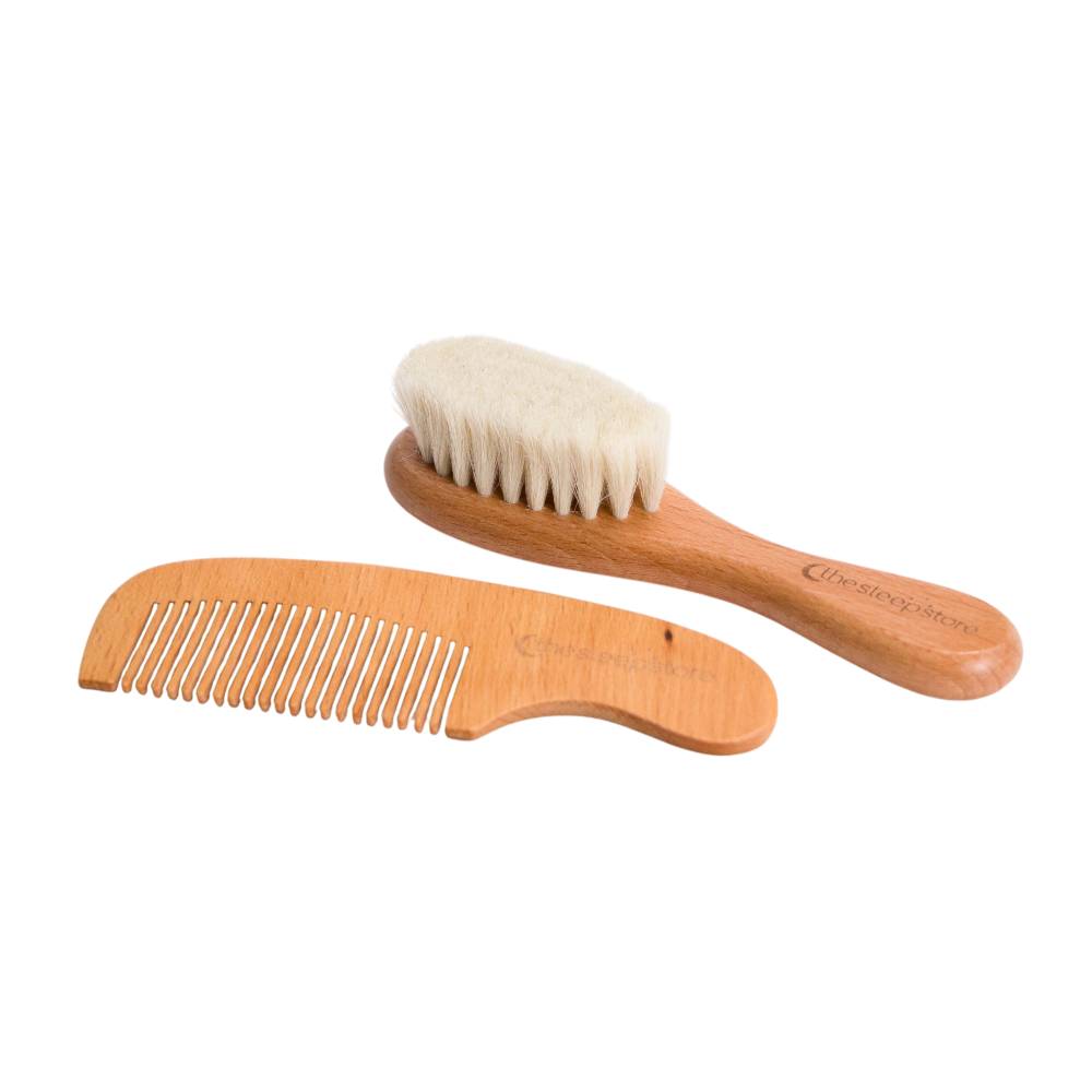 Wooden Baby Brush & Comb Set