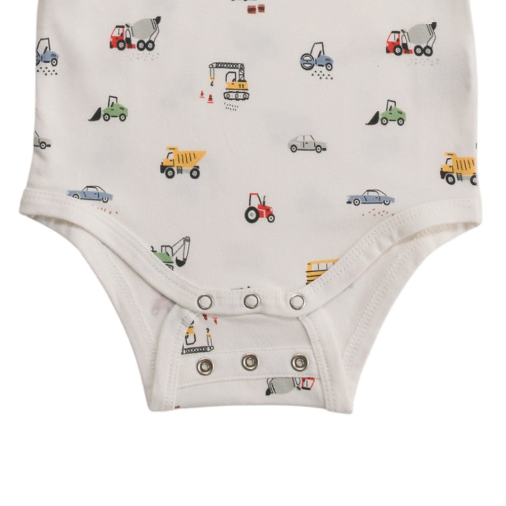 Organic Cotton Long Sleeve Bodysuit - Transport