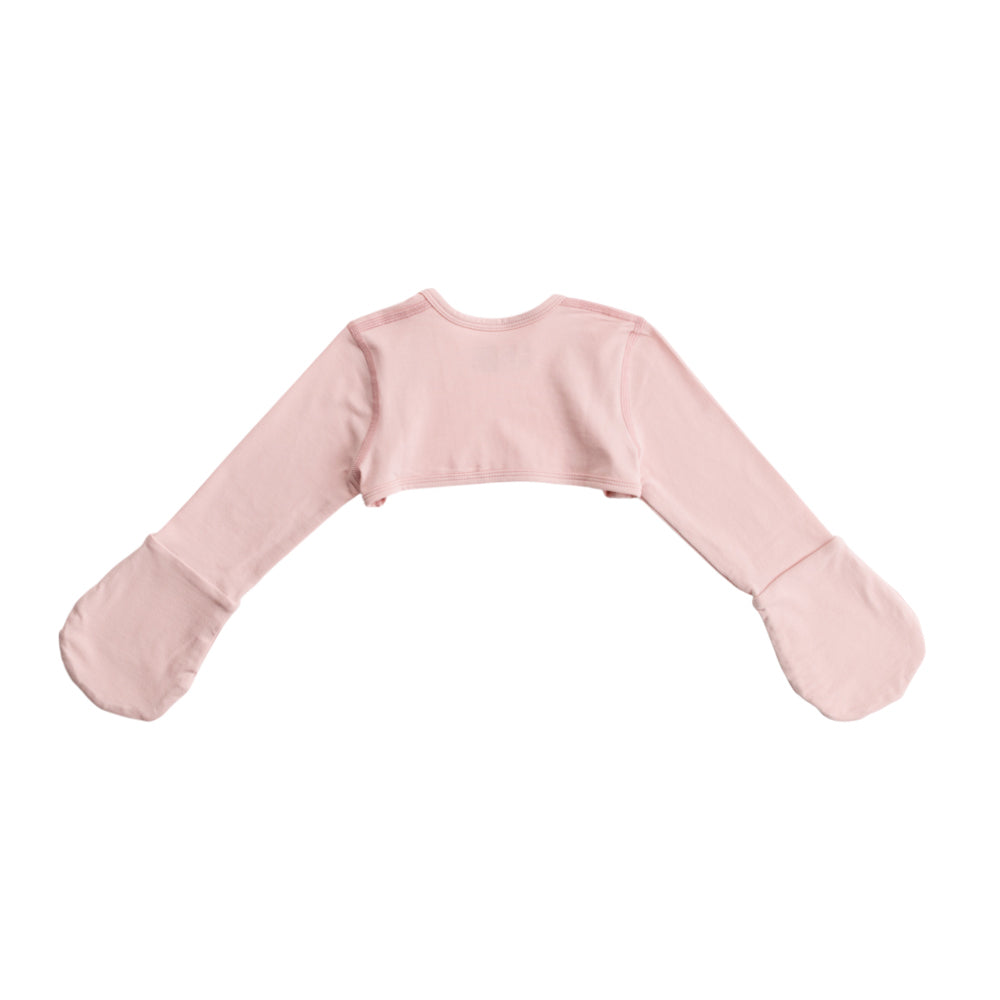 Organic Cotton Stay on Mittens - Blush