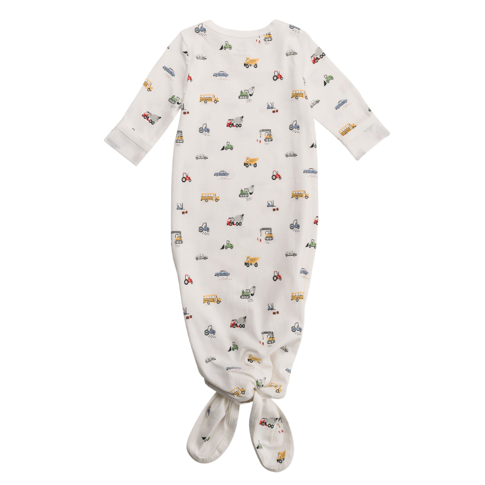 Organic Cotton Knotted Gown - Transport