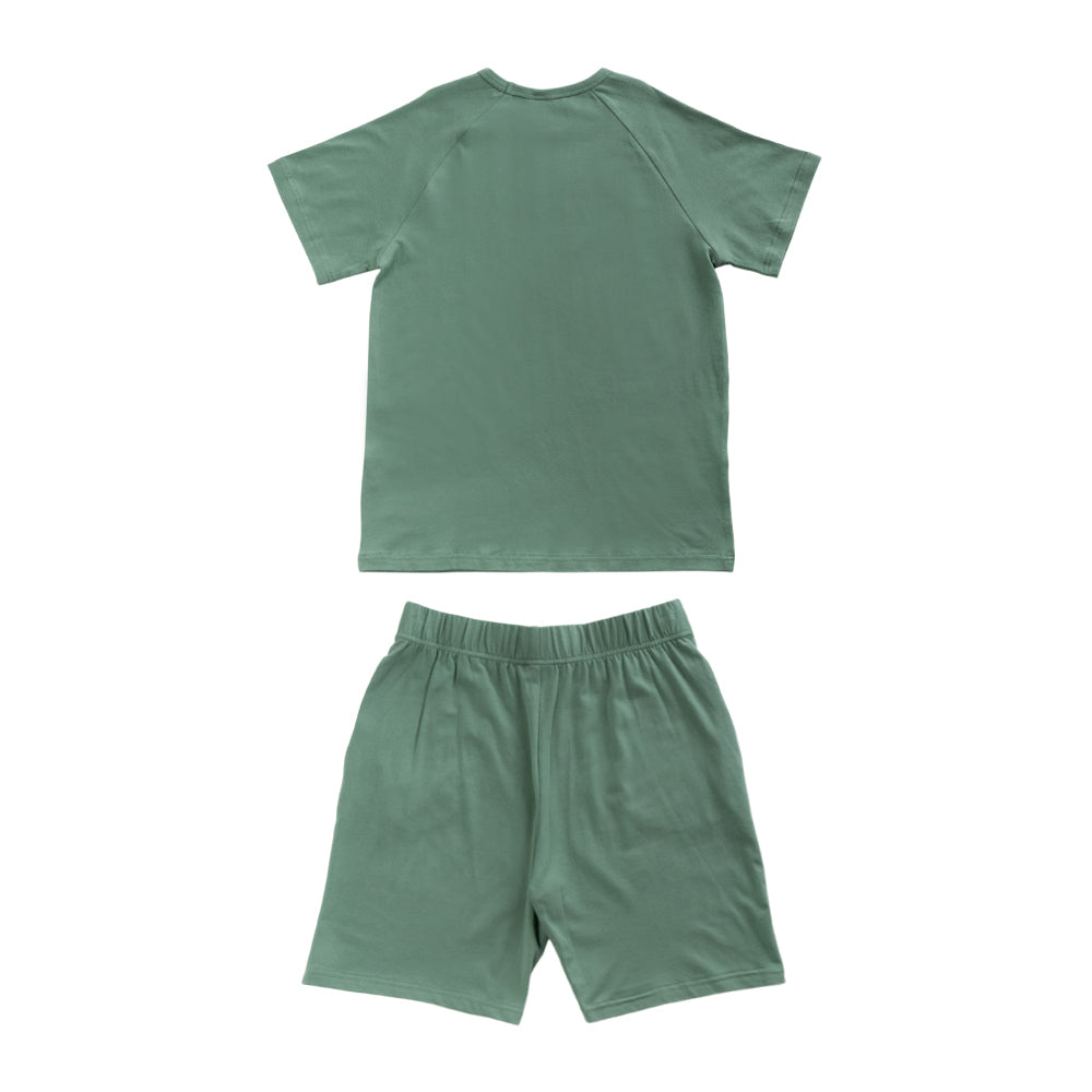 Organic Cotton Loose Fit Summer PJs - Fern