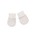 Organic Cotton Newborn Mittens - Natural