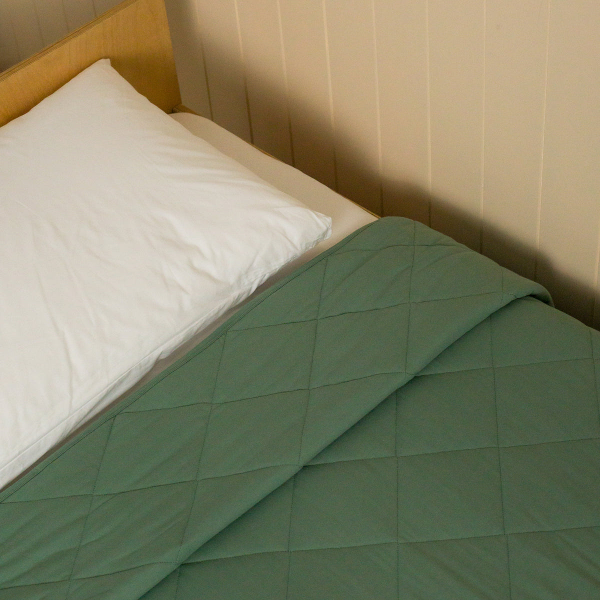 Organic Cotton Lightweight Quilt - Fern