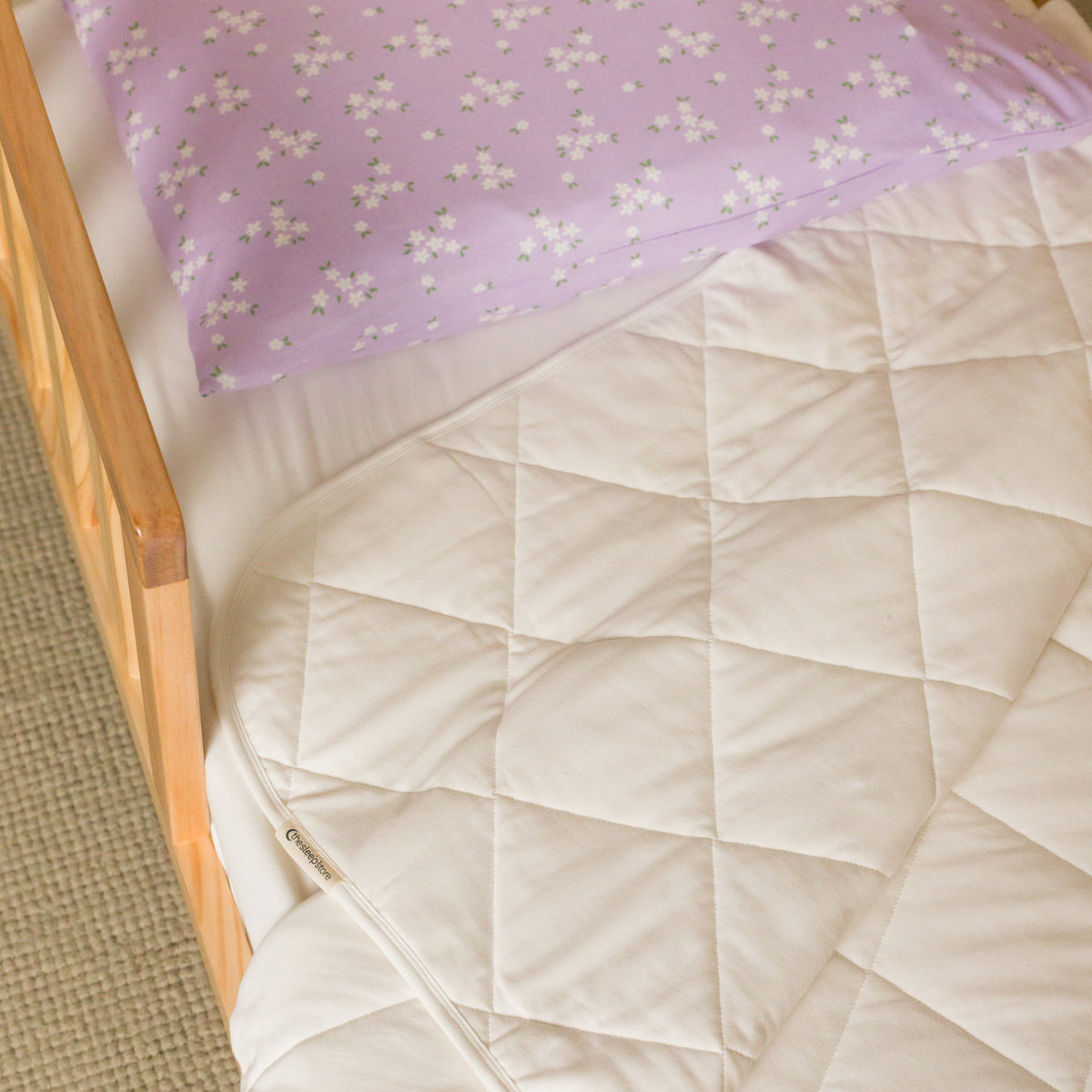 Organic Cotton Lightweight Quilt - Natural