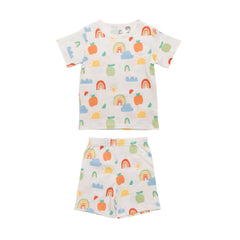 Organic Cotton Short Sleeve Pyjamas - Sunny Days
