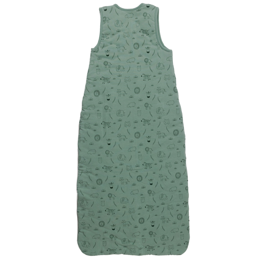 3.0 tog Organic Cotton Sleeping Bag - Fern Safari