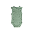 Fern Safari print cotton singletsuit on a white background