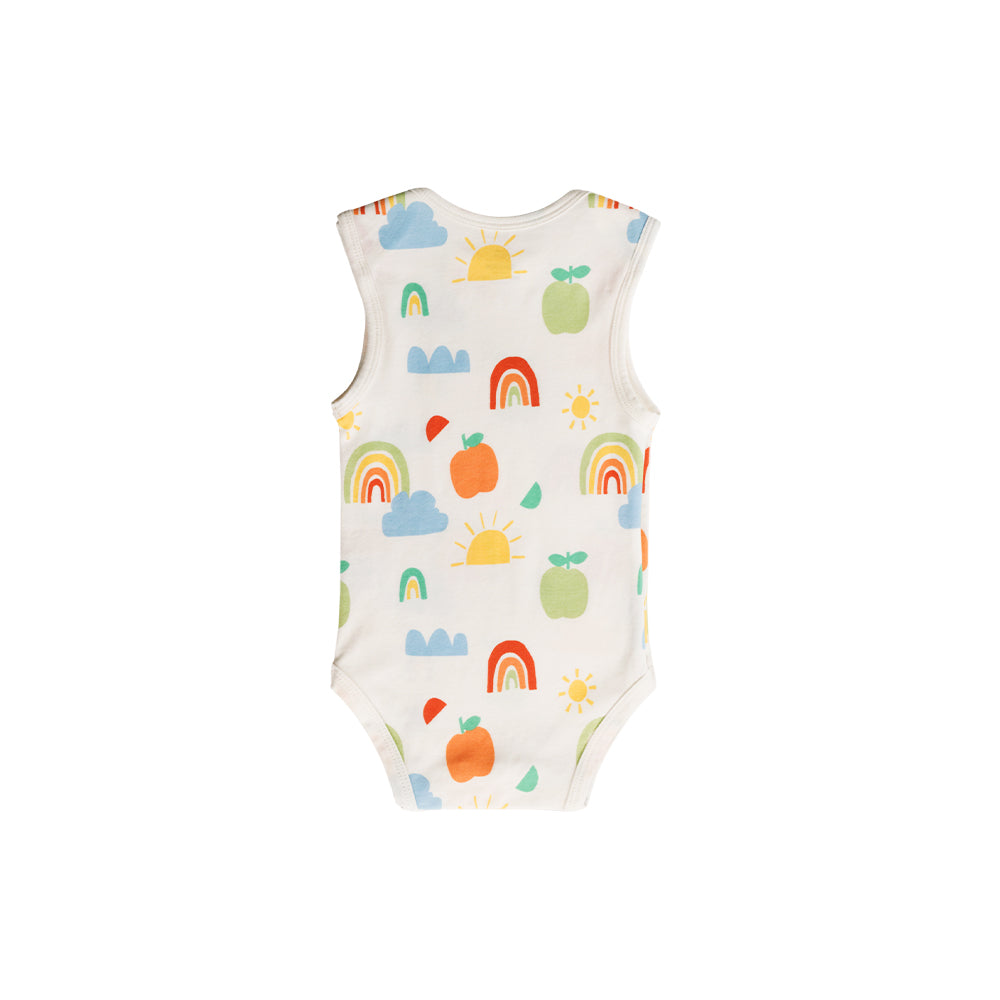 Organic Cotton Singletsuit - Sunny Days