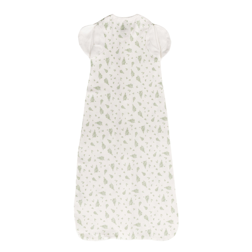 0.2 tog Organic Cotton Swaddle Sleep Bag - Little Leaves